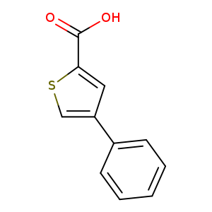 OC(=O)c1scc(c1)c1ccccc1