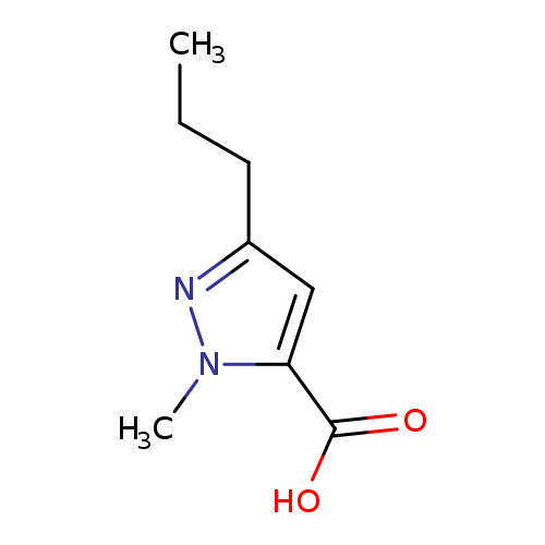 Cn1nc(cc1C(=O)O)CCC