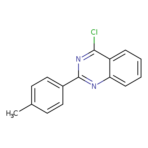 Cc1ccc(cc1)c1nc(Cl)c2c(n1)cccc2