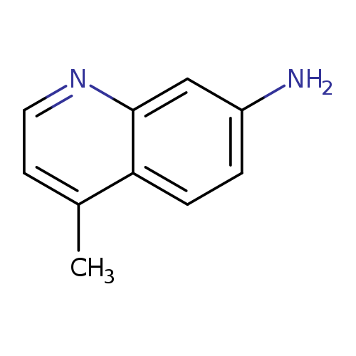 Nc1ccc2c(c1)nccc2C