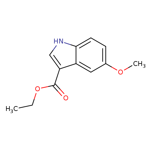 CCOC(=O)c1c[nH]c2c1cc(OC)cc2