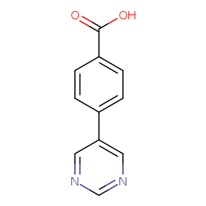 OC(=O)c1ccc(cc1)c1cncnc1