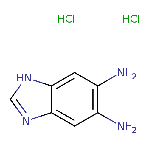 Nc1cc2[nH]cnc2cc1N.Cl.Cl