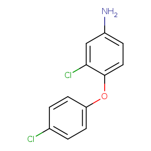 Clc1ccc(cc1)Oc1ccc(cc1Cl)N