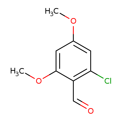 COc1cc(OC)cc(c1C=O)Cl