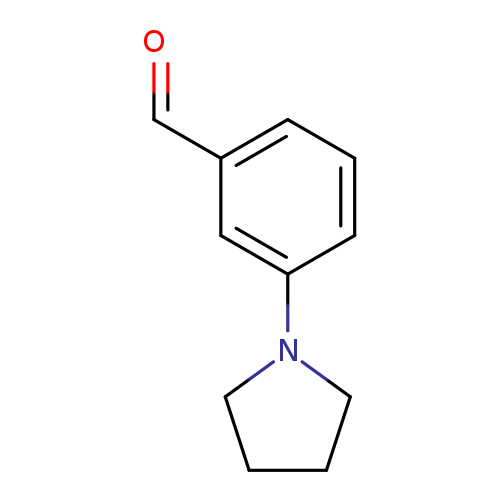 O=Cc1cccc(c1)N1CCCC1