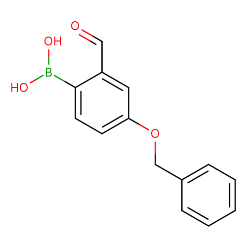 O=Cc1cc(OCc2ccccc2)ccc1B(O)O
