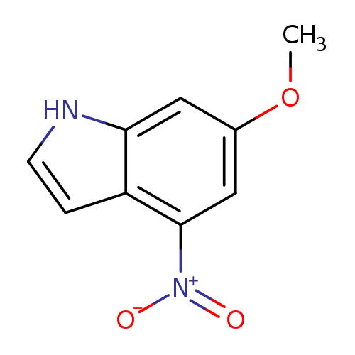 COc1cc2[nH]ccc2c(c1)[N+](=O)[O-]