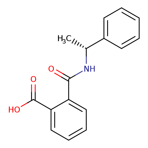 C[C@H](c1ccccc1)NC(=O)c1ccccc1C(=O)O