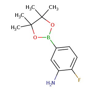 Fc1ccc(cc1N)B1OC(C(O1)(C)C)(C)C
