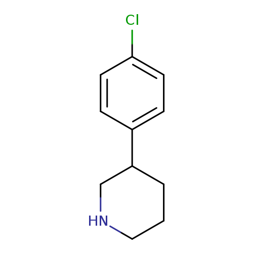 Clc1ccc(cc1)C1CCCNC1