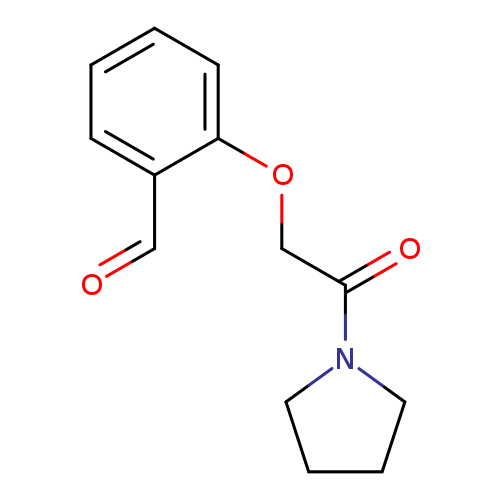 O=Cc1ccccc1OCC(=O)N1CCCC1