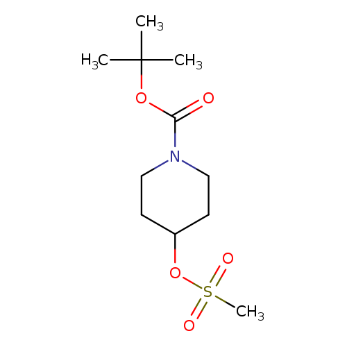 O=C(N1CCC(CC1)OS(=O)(=O)C)OC(C)(C)C