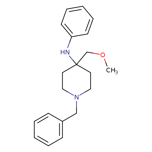 COCC1(CCN(CC1)Cc1ccccc1)Nc1ccccc1