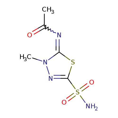 CC(=O)N=c1sc(nn1C)S(=O)(=O)N