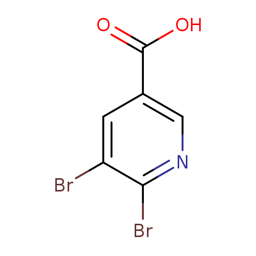 OC(=O)c1cnc(c(c1)Br)Br