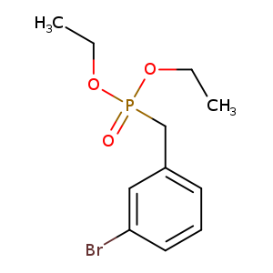 CCOP(=O)(Cc1cccc(c1)Br)OCC