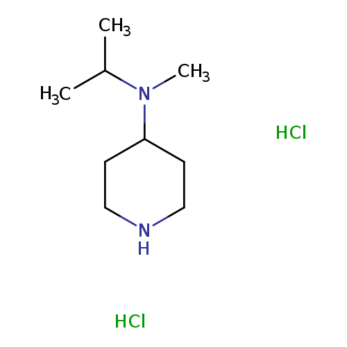 CC(N(C1CCNCC1)C)C.Cl.Cl
