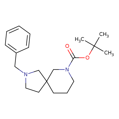 O=C(N1CCCC2(C1)CCN(C2)Cc1ccccc1)OC(C)(C)C
