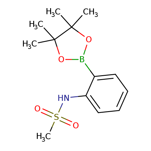 CS(=O)(=O)Nc1ccccc1B1OC(C(O1)(C)C)(C)C