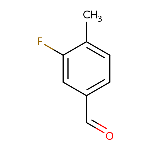 O=Cc1ccc(c(c1)F)C