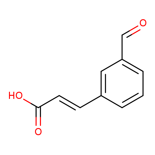 O=Cc1cccc(c1)/C=C/C(=O)O