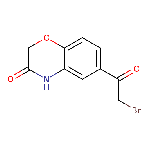 BrCC(=O)c1ccc2c(c1)NC(=O)CO2