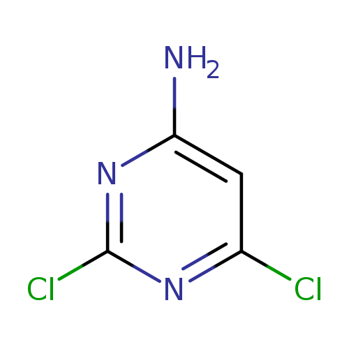 Nc1cc(Cl)nc(n1)Cl