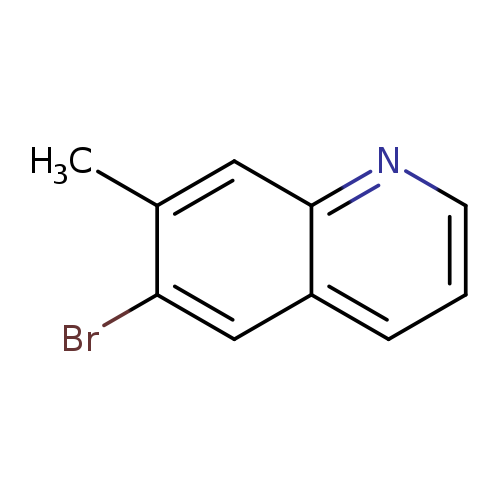 Brc1cc2cccnc2cc1C