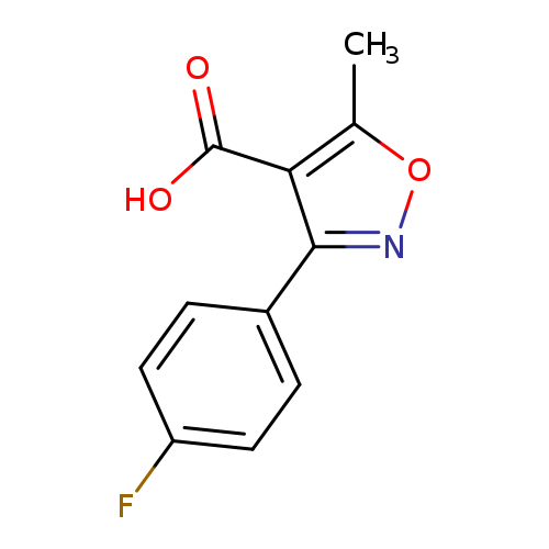 Fc1ccc(cc1)c1noc(c1C(=O)O)C
