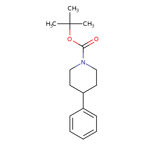 O=C(N1CCC(CC1)c1ccccc1)OC(C)(C)C