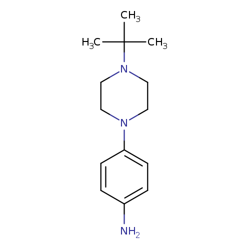 CC(N1CCN(CC1)c1ccc(cc1)N)(C)C
