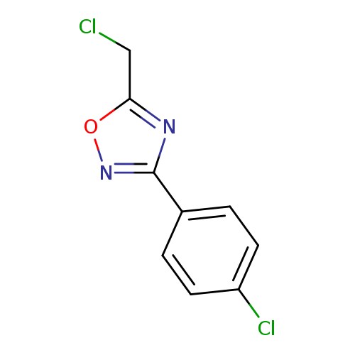 ClCc1onc(n1)c1ccc(cc1)Cl