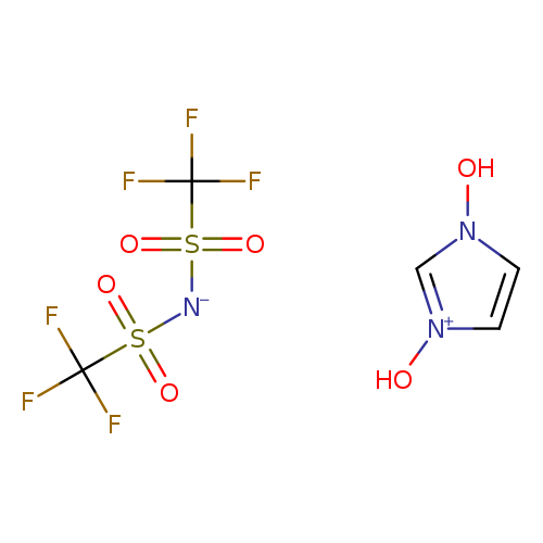 O=S(=O)(C(F)(F)F)[N-]S(=O)(=O)C(F)(F)F.On1cc[n+](c1)O