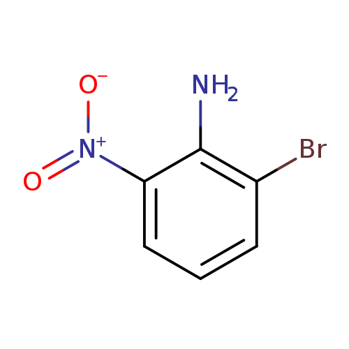 [O-][N+](=O)c1cccc(c1N)Br