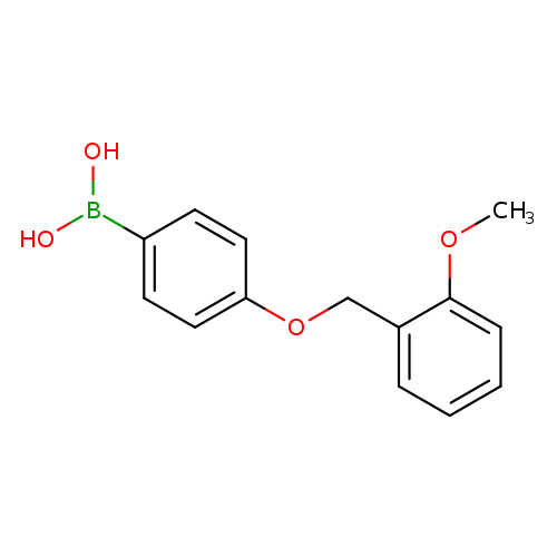 COc1ccccc1COc1ccc(cc1)B(O)O