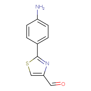 O=Cc1csc(n1)c1ccc(cc1)N