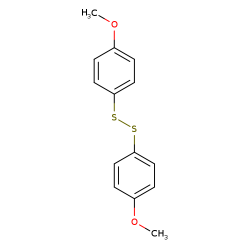 COc1ccc(cc1)SSc1ccc(cc1)OC