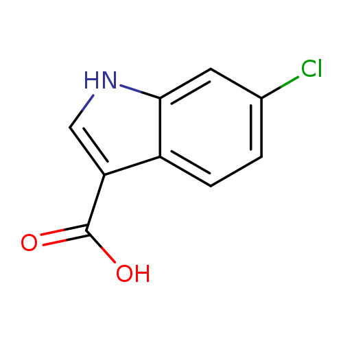 Clc1ccc2c(c1)[nH]cc2C(=O)O