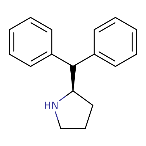 C1CN[C@H](C1)C(c1ccccc1)c1ccccc1