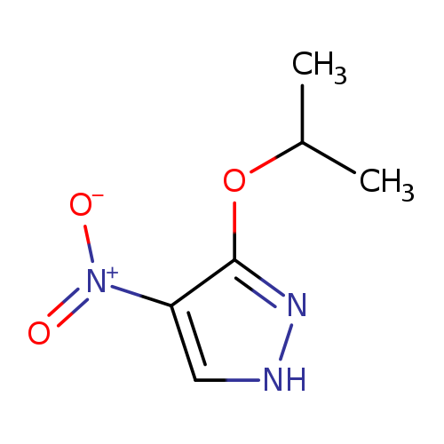 CC(Oc1n[nH]cc1[N+](=O)[O-])C