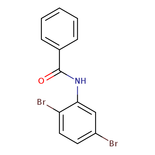 Brc1ccc(c(c1)NC(=O)c1ccccc1)Br
