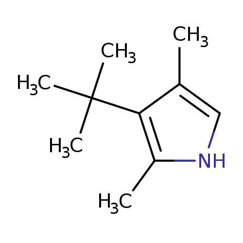 Cc1[nH]cc(c1C(C)(C)C)C