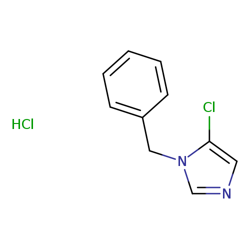 Clc1cncn1Cc1ccccc1.Cl