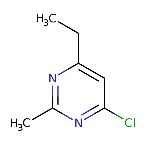 CCc1cc(Cl)nc(n1)C