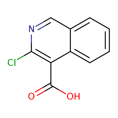 OC(=O)c1c(Cl)ncc2c1cccc2