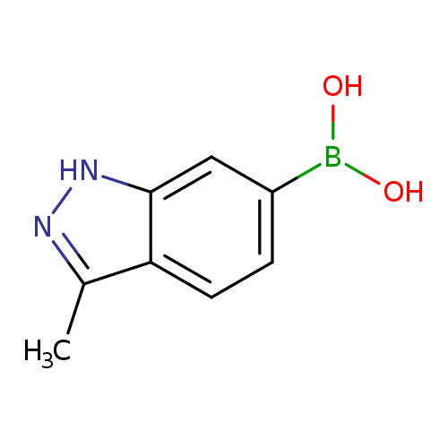 OB(c1ccc2c(c1)[nH]nc2C)O