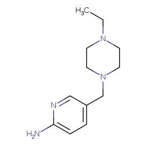 CCN1CCN(CC1)Cc1ccc(nc1)N