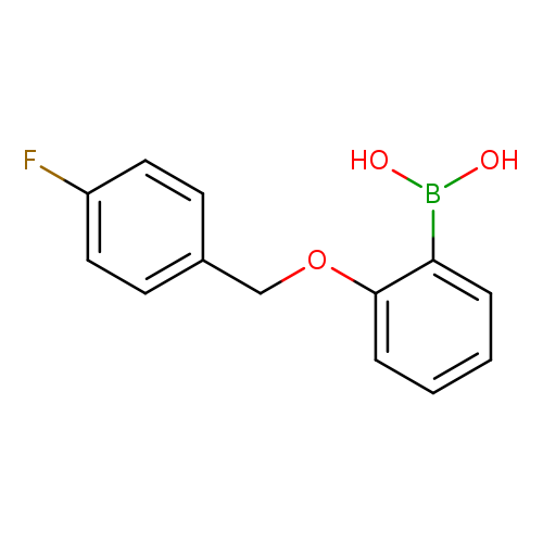 Fc1ccc(cc1)COc1ccccc1B(O)O