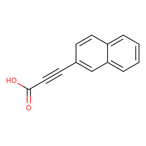 OC(=O)C#Cc1ccc2c(c1)cccc2